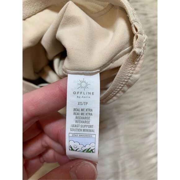 Aerie Real Xtra Recharge Least Support Sports Bra Crop XS - Picture 5 of 8